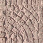 قالب سنگ مصنوعی وکیوم خورشیدی خشن 40x40x3.5