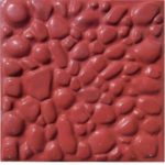 قالب سنگ مصنوعی وکیوم قلوه ای براق 40x40x3.5