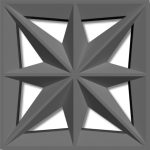 قالب وکیوم لولایی (نما و گلدان) 50x50